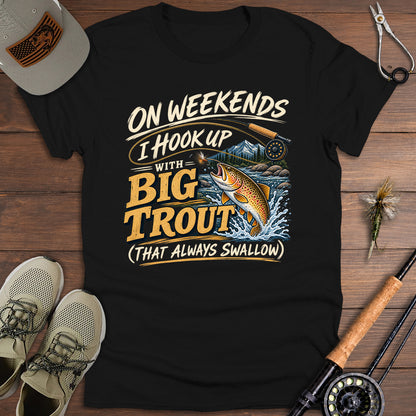 Hook With Big Trout T-Shirt