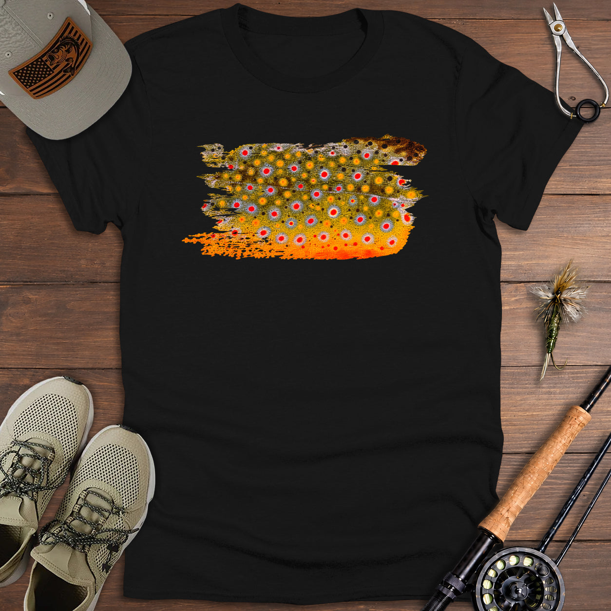 Wild Brown Brushstroke T-Shirt