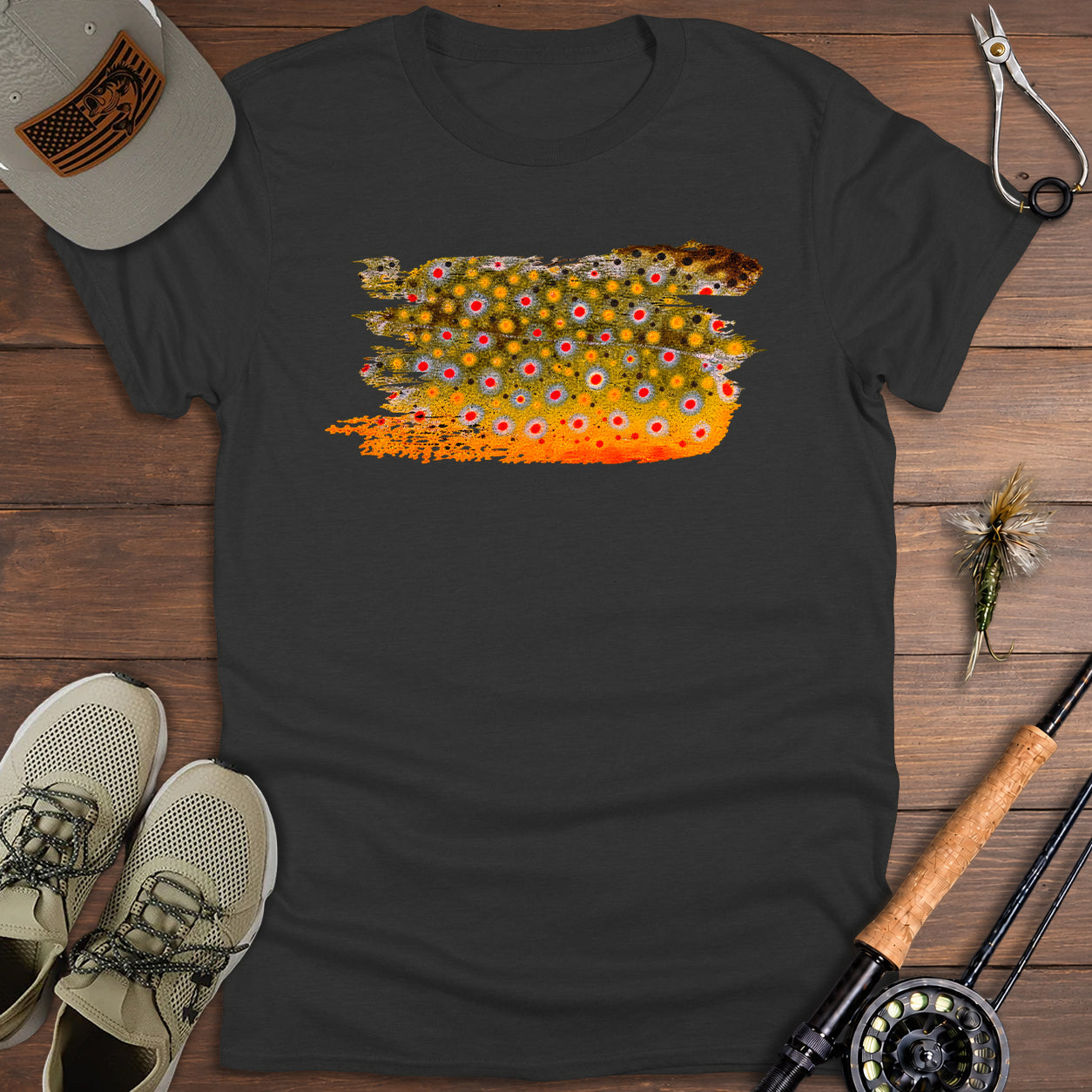 Wild Brown Brushstroke T-Shirt