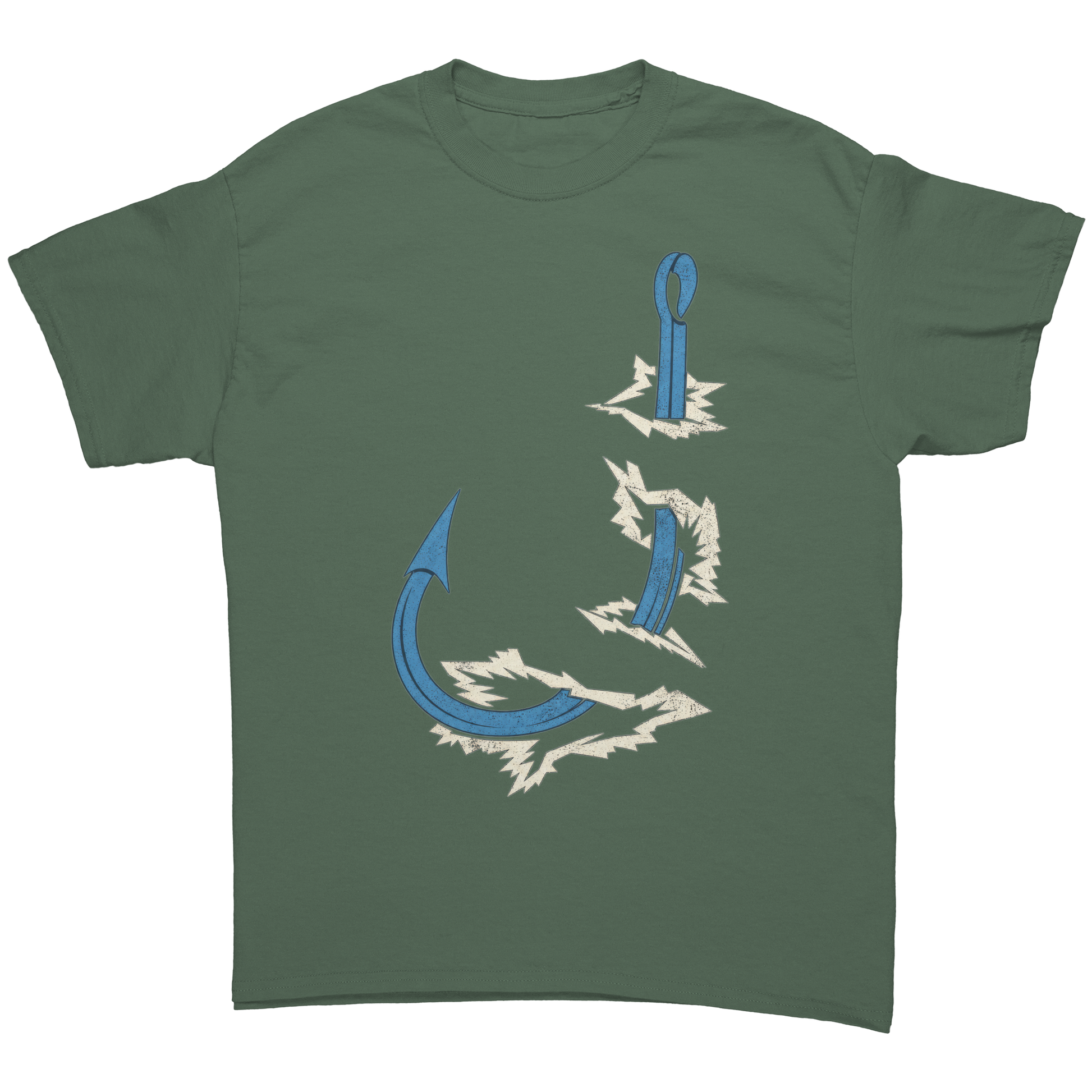 Distressed_Broken_Fishing_Hook_T-Shirt_Military_Green_Front_Mockup.png_16011480