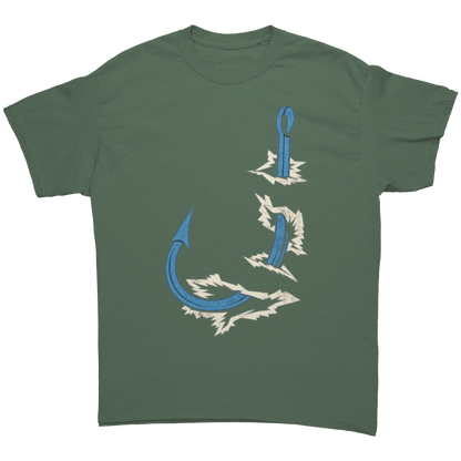 Distressed_Broken_Fishing_Hook_T-Shirt_Military_Green_Front_Mockup.png_16011480