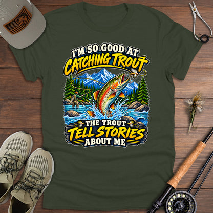 Catching Trout Adventure T-Shirt