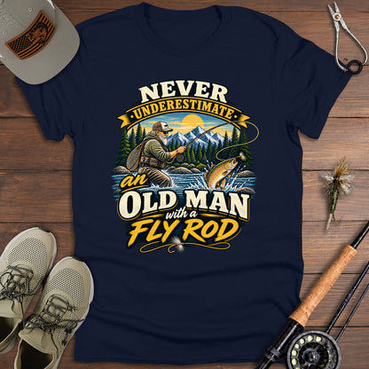 Never Underestimate an Old Man T-Shirt