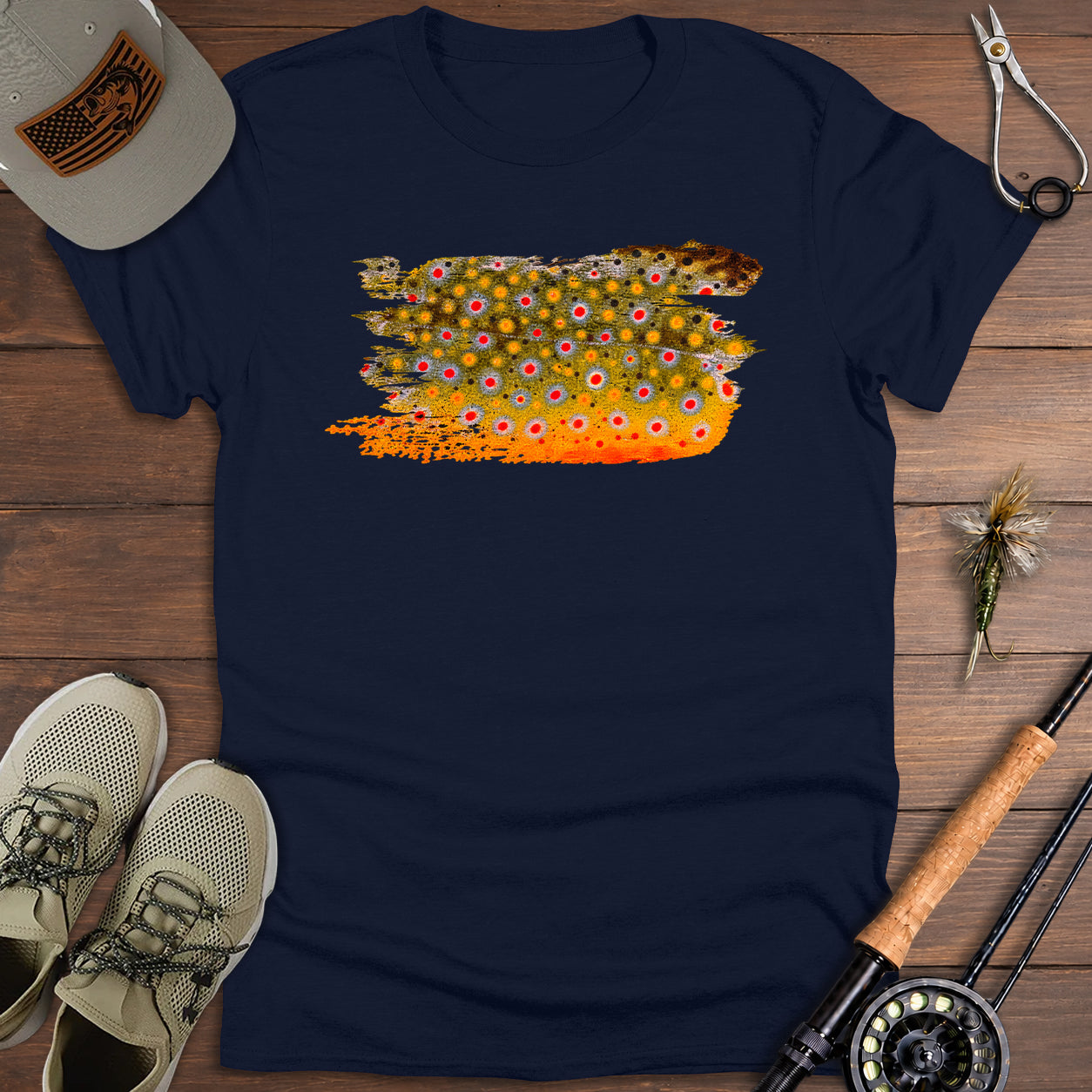 Wild Brown Brushstroke T-Shirt