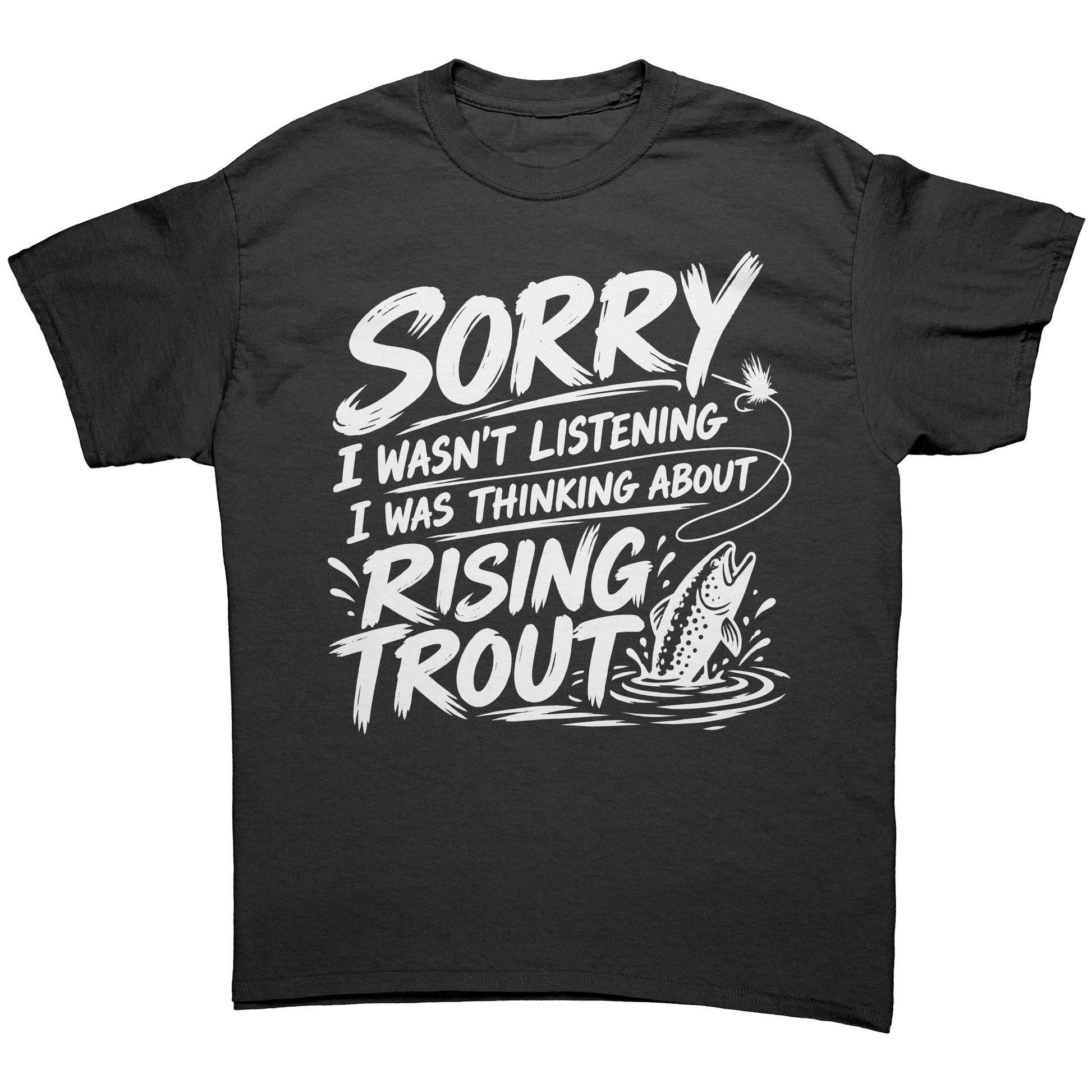 Sorry_Thinking_About_Rising_Trout_T-Shi_Black_Front_Mockup.png_16011321